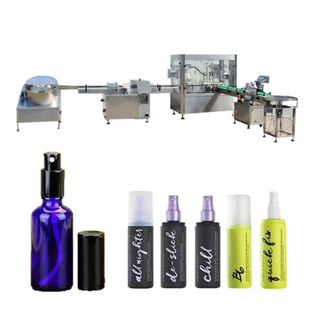 Pieni automaattinen hajuvesikosmeettisten eteeristen öljyjen lasipullojen täyttökone