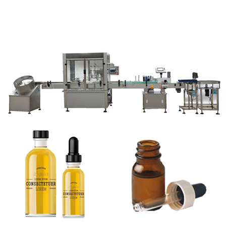 Pienen tilavuuden automaattinen kosmeettinen neste- ja eteerinen öljy -annosputken täyttö ja tiiviste leikkaus- ja päivämääräleimauksella