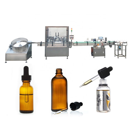 Automaattinen pullon yksi- tai monipää nestetäyttökone, automaattinen digitaalinen yksipäällinen neljän pään nestetäyttökone TOADF