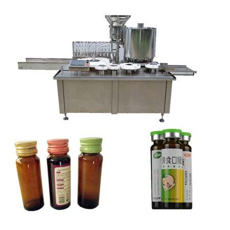 JB-YX4 Automaattinen oraalisten nestemäisten väriaineiden hajusteiden täyttö nestemäinen lääkepullojen lämpömuovauspakkauskone